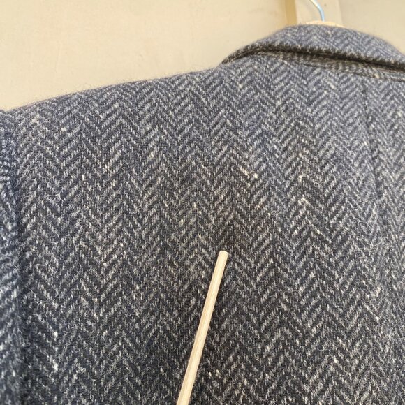 Ralph Lauren Jacket Blazer Wool Herringbone Gray - Picture 12 of 15